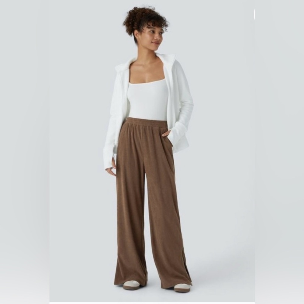 Halara Corduroy Wide Leg Pants